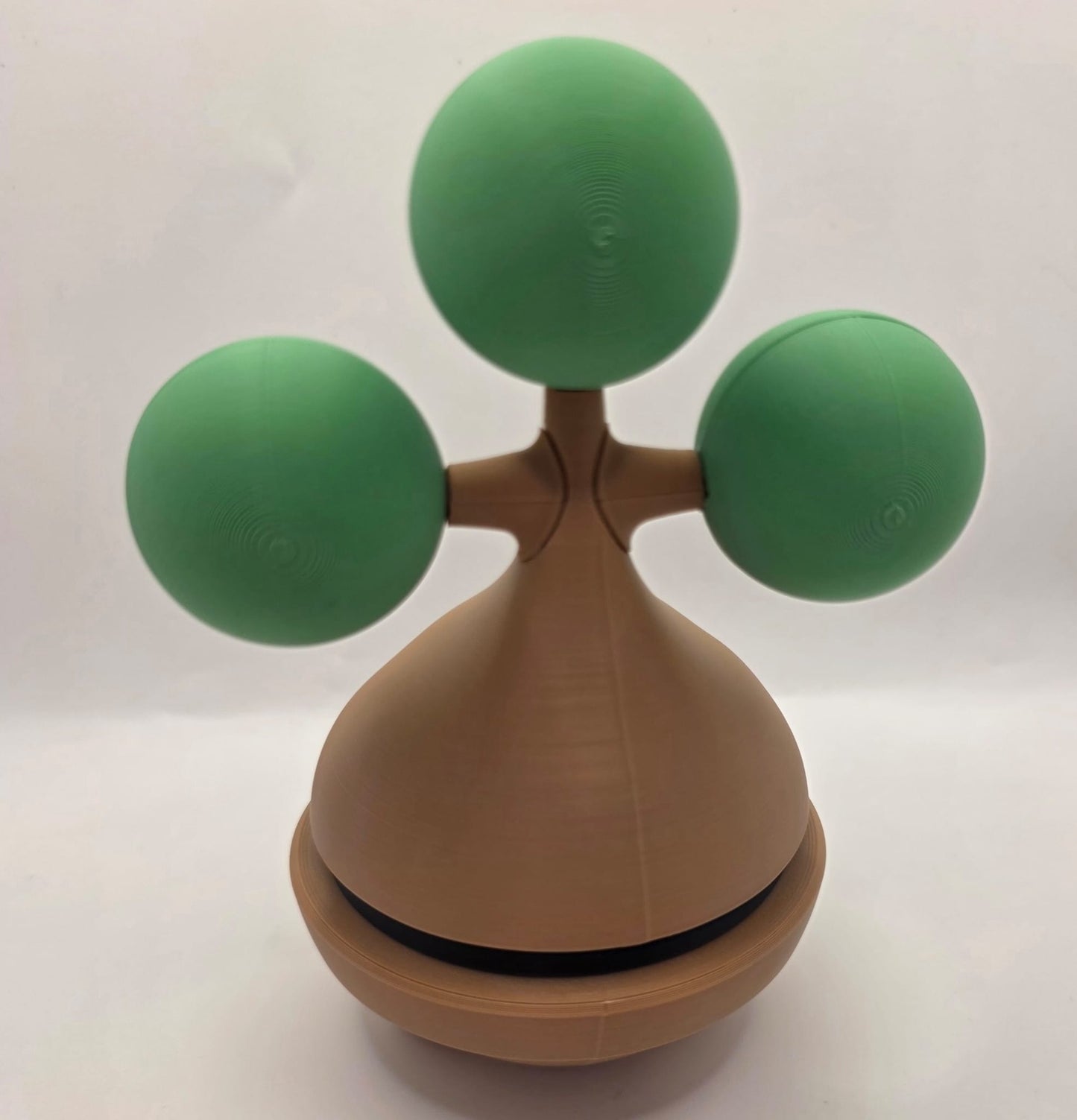 Pokemon Character Design - 3D Printed Pokeball - Bonsly - Exclusive Display Collectible.