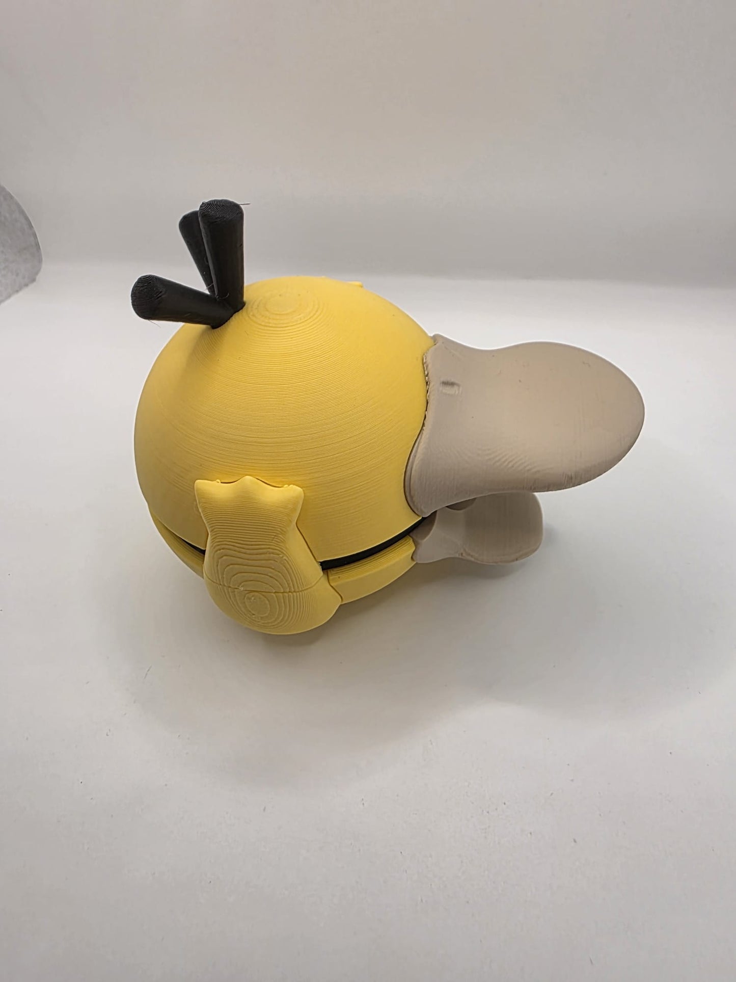 Pokemon Character Design - 3D Printed Pokeball - Psyduck - Exclusive Display Collectible.