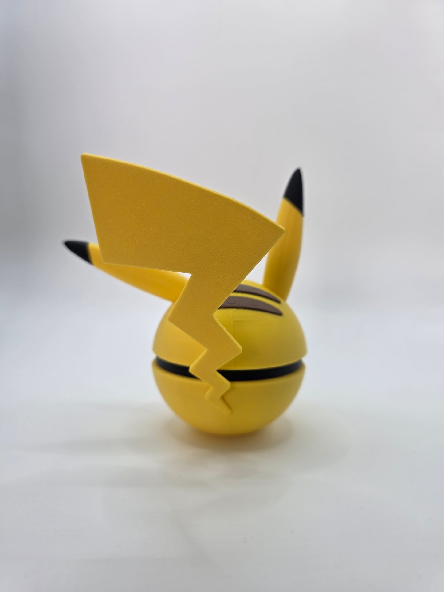 Character Design - 3D Printed Character Ball - Pikachu - Unique Display Collectible.