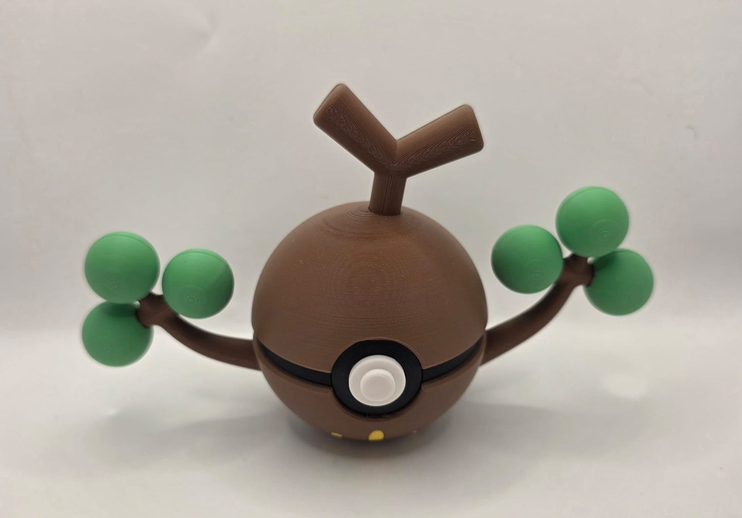 Pokemon Character Design - 3D Printed Pokeball - Sudowoodo - Exclusive Display Collectible.
