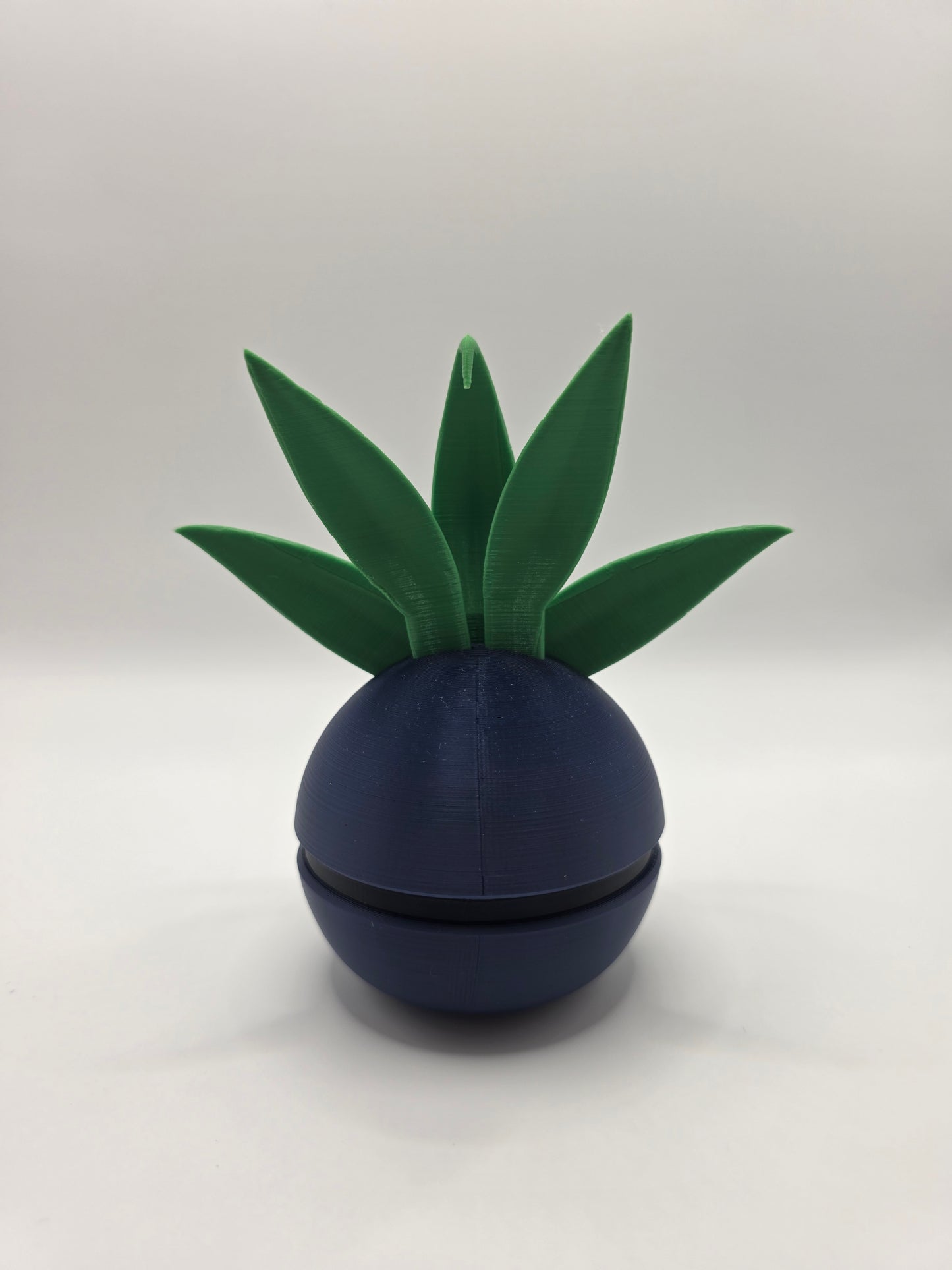Character Design - 3D Printed Character Ball - Oddish - Unique Display Collectible.