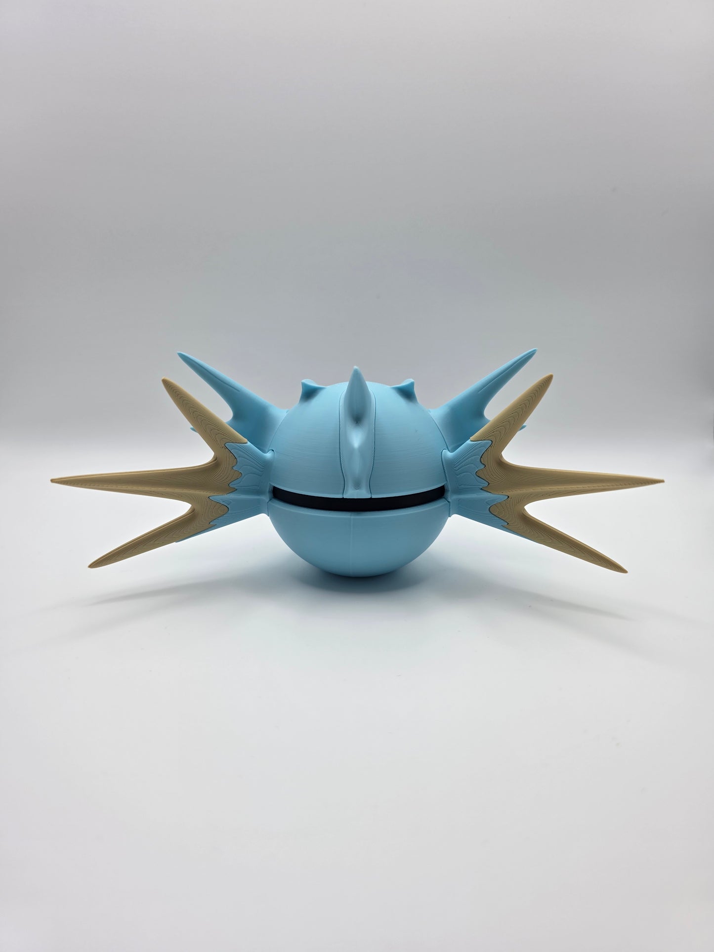 Character Design - 3D Printed Character Ball - Seadra - Unique Display Collectible.