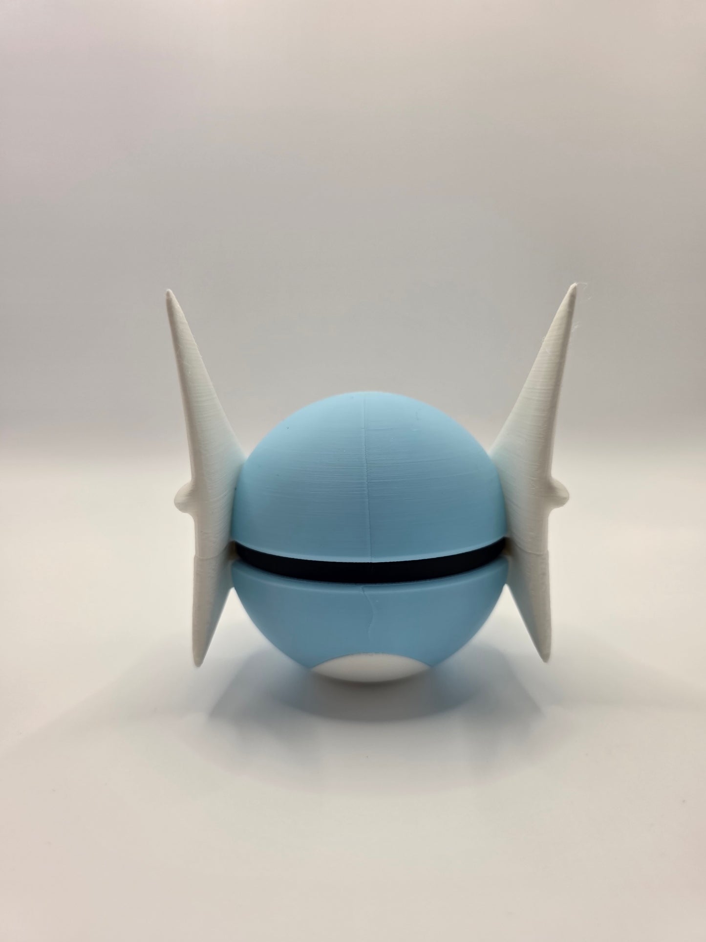 Character Design - 3D Printed Character Ball - Dratini - Unique Display Collectible.
