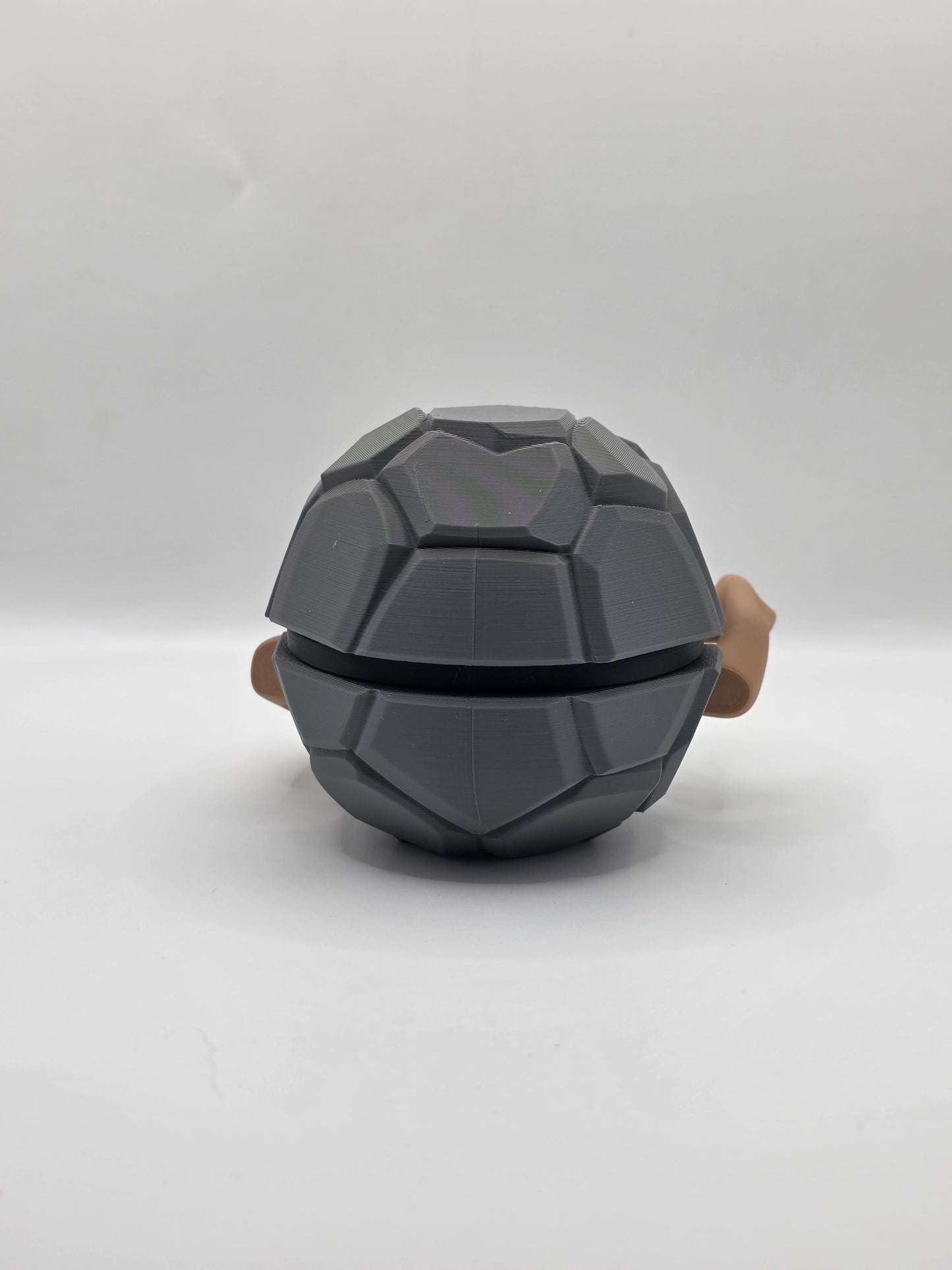 Character Design - 3D Printed Character Ball - Golem - Unique Display Collectible.