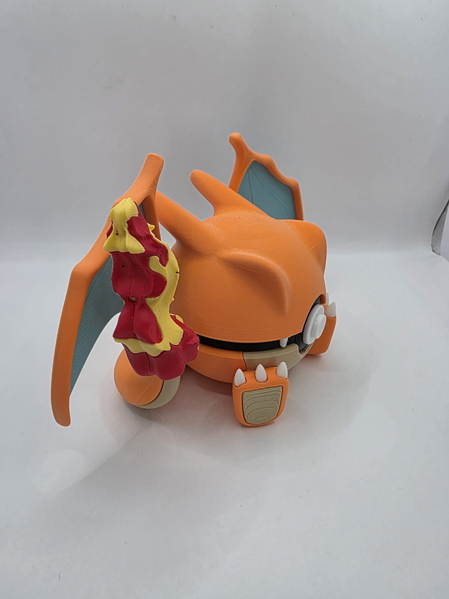 Pokemon Character Design - 3D Printed Pokeball - Charizard - Exclusive Display Collectible.