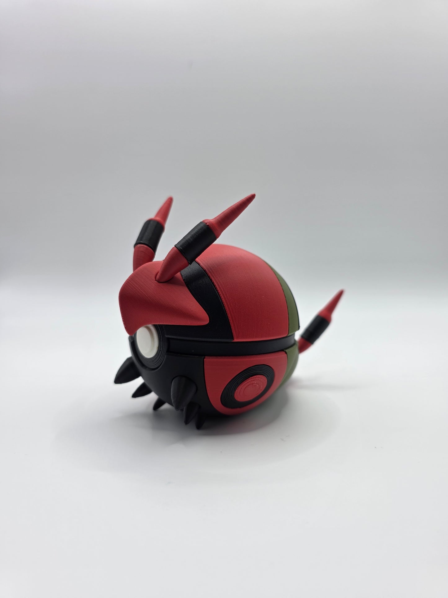 Character Design - 3D Printed Character Ball - Venipede - Unique Display Collectible.