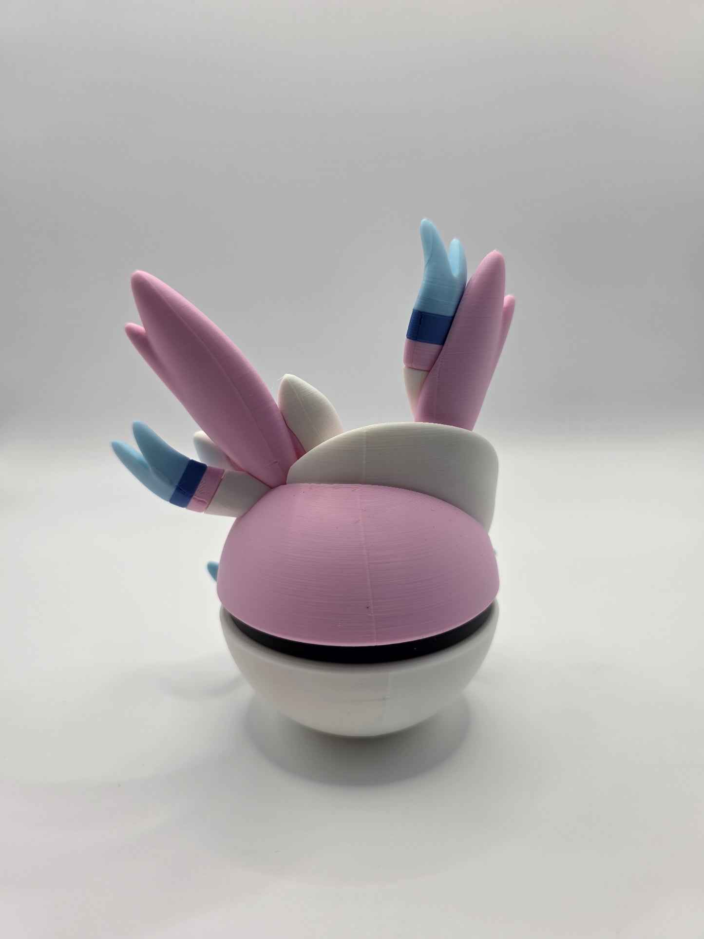 Character Design - 3D Printed Character Ball - Sylveon - Unique Display Collectible.