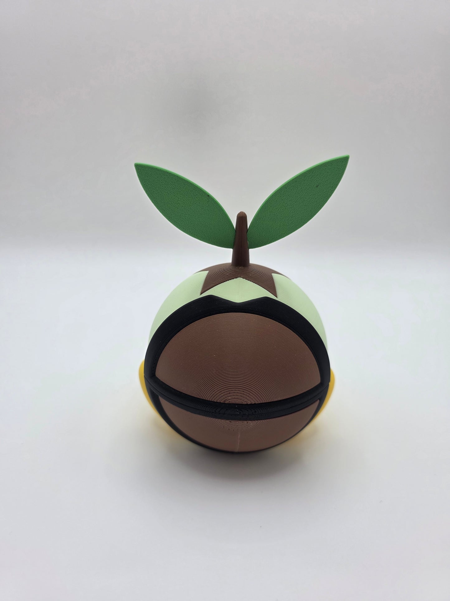 Character Design - 3D Printed Character Ball - Turtwig - Unique Display Collectible.