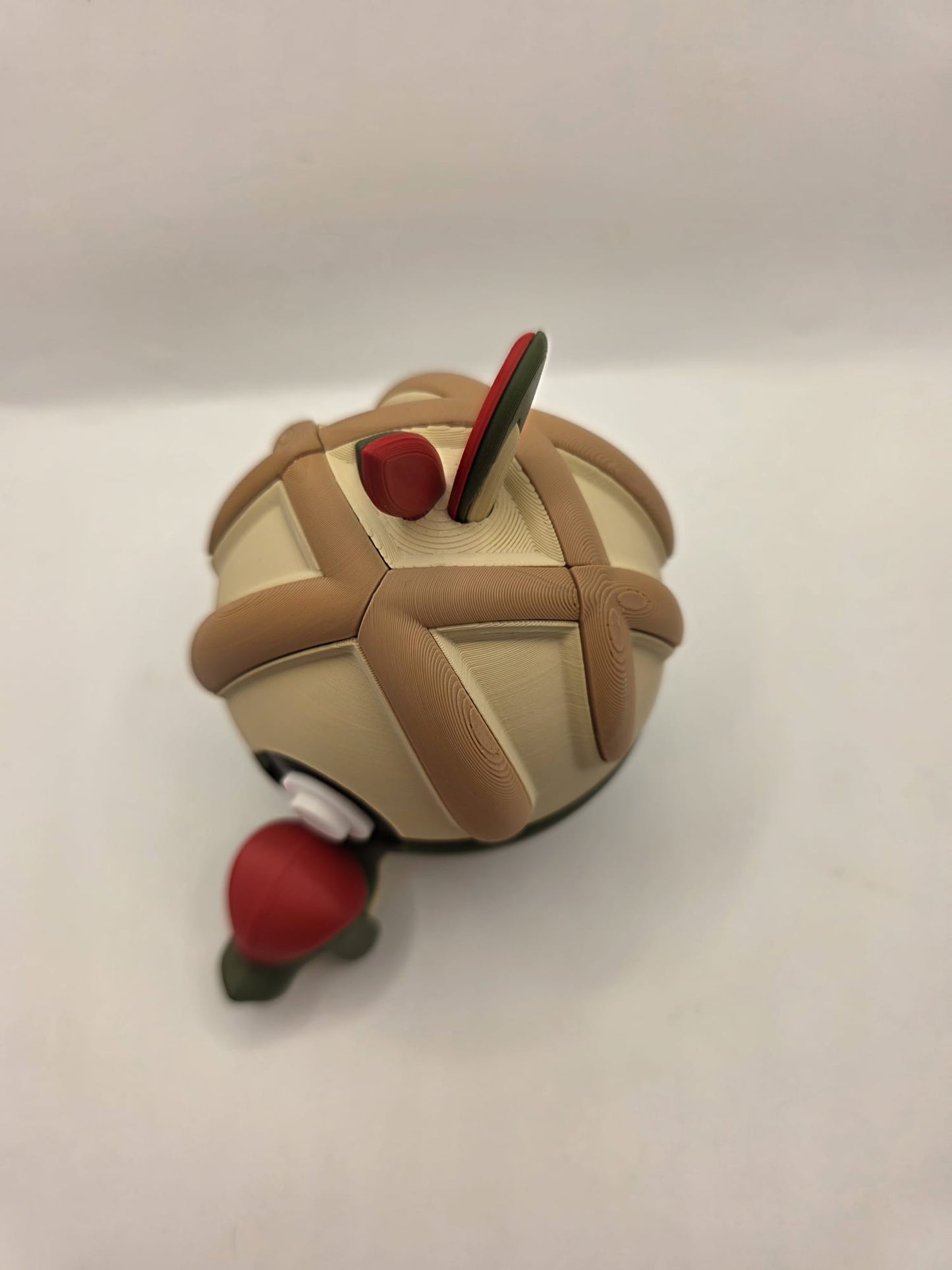 Pokemon Character Design - 3D Printed Pokeball - Applin - Exclusive Display Collectible.