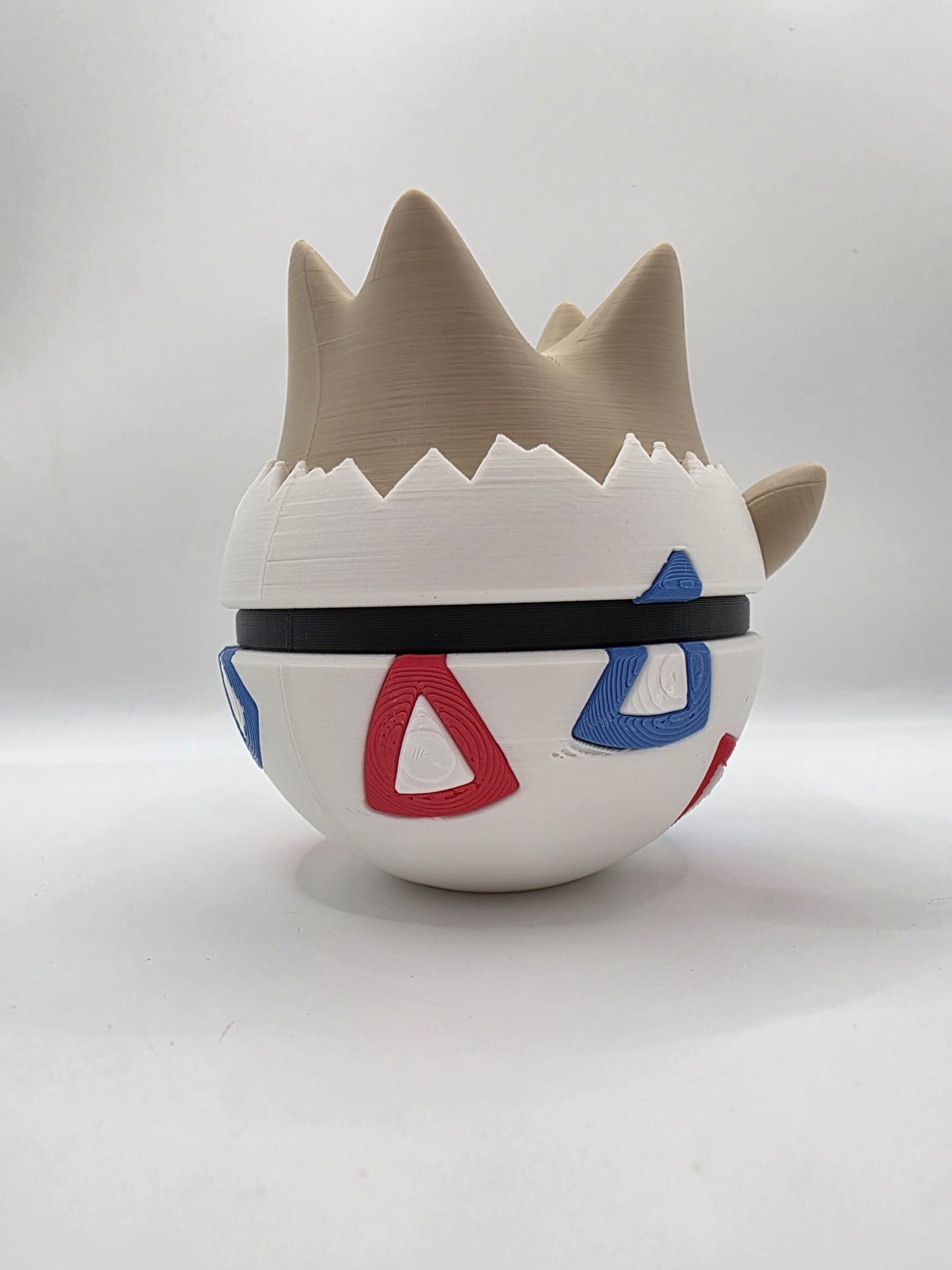 Pokemon Character Design - 3D Printed Pokeball - Togepi - Exclusive Display Collectible.