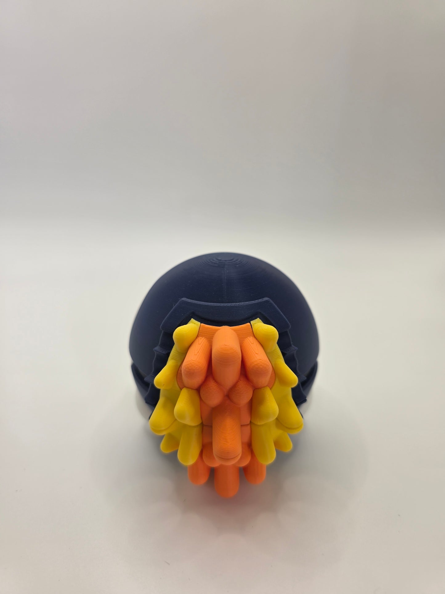 Character Design - 3D Printed Character Ball - Cyndaquil - Unique Display Collectible.