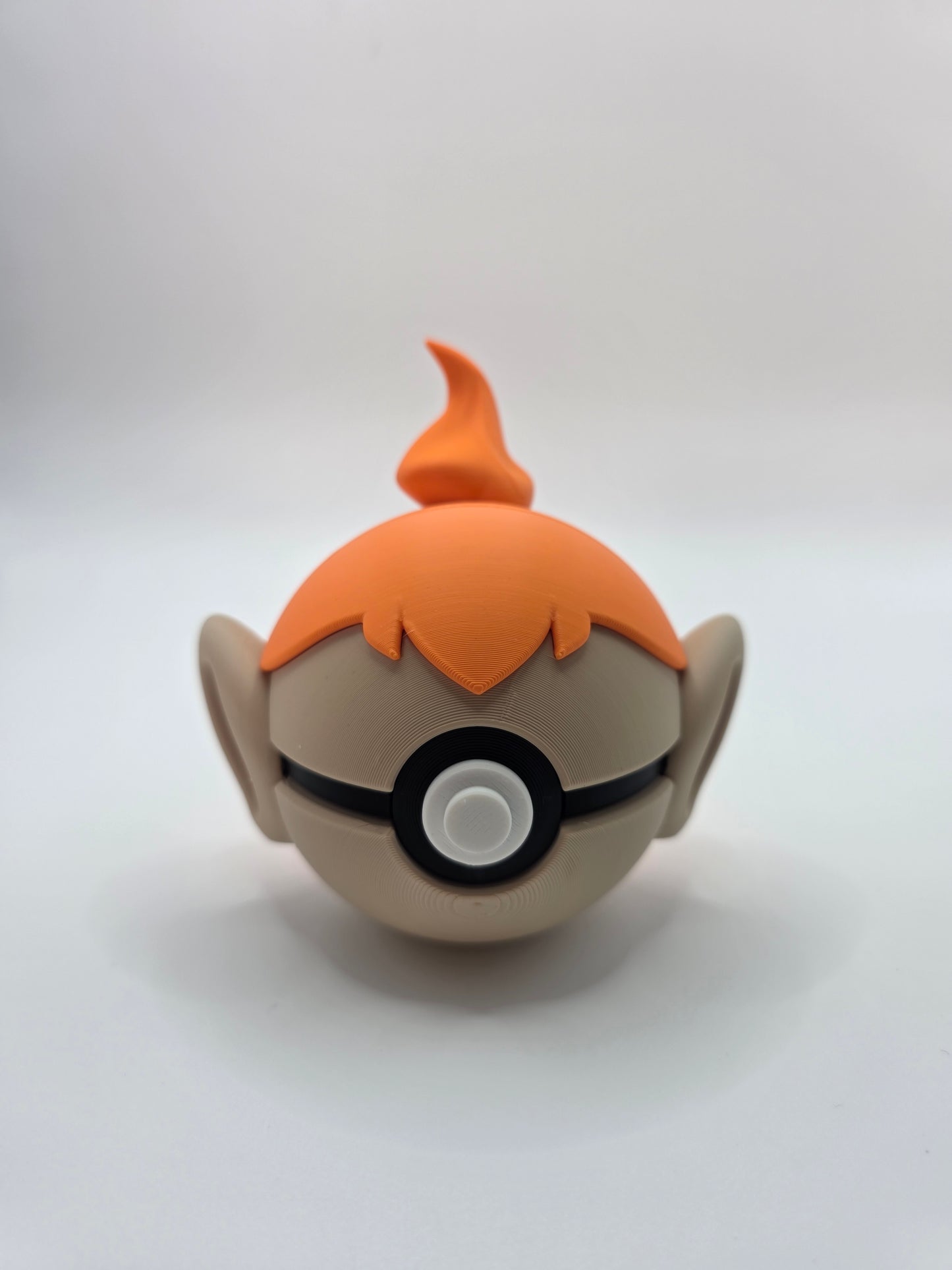 Character Design - 3D Printed Character Ball - Chimchar - Unique Display Collectible.