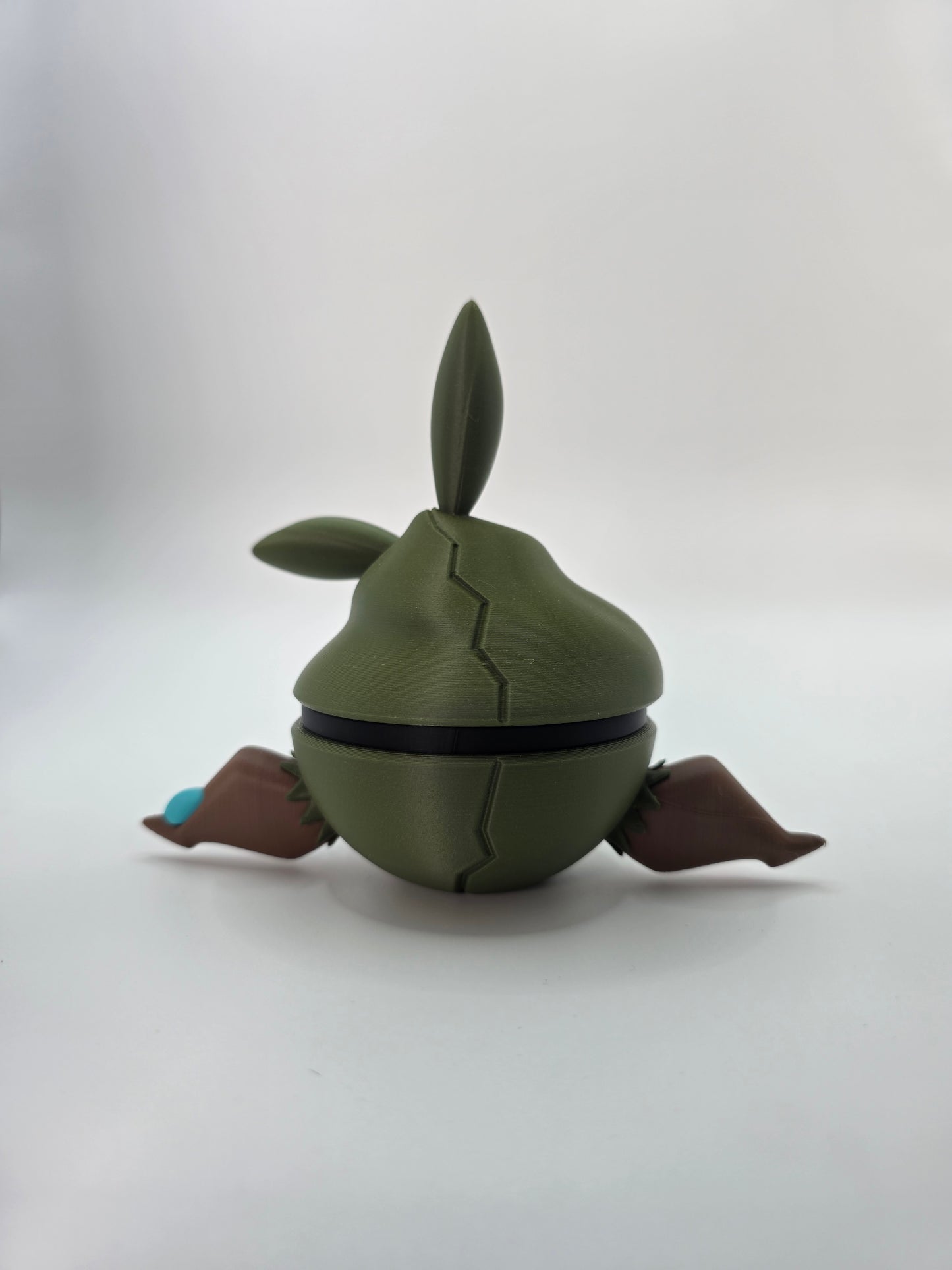 Character Design - 3D Printed Character Ball - Trubbish - Unique Display Collectible.