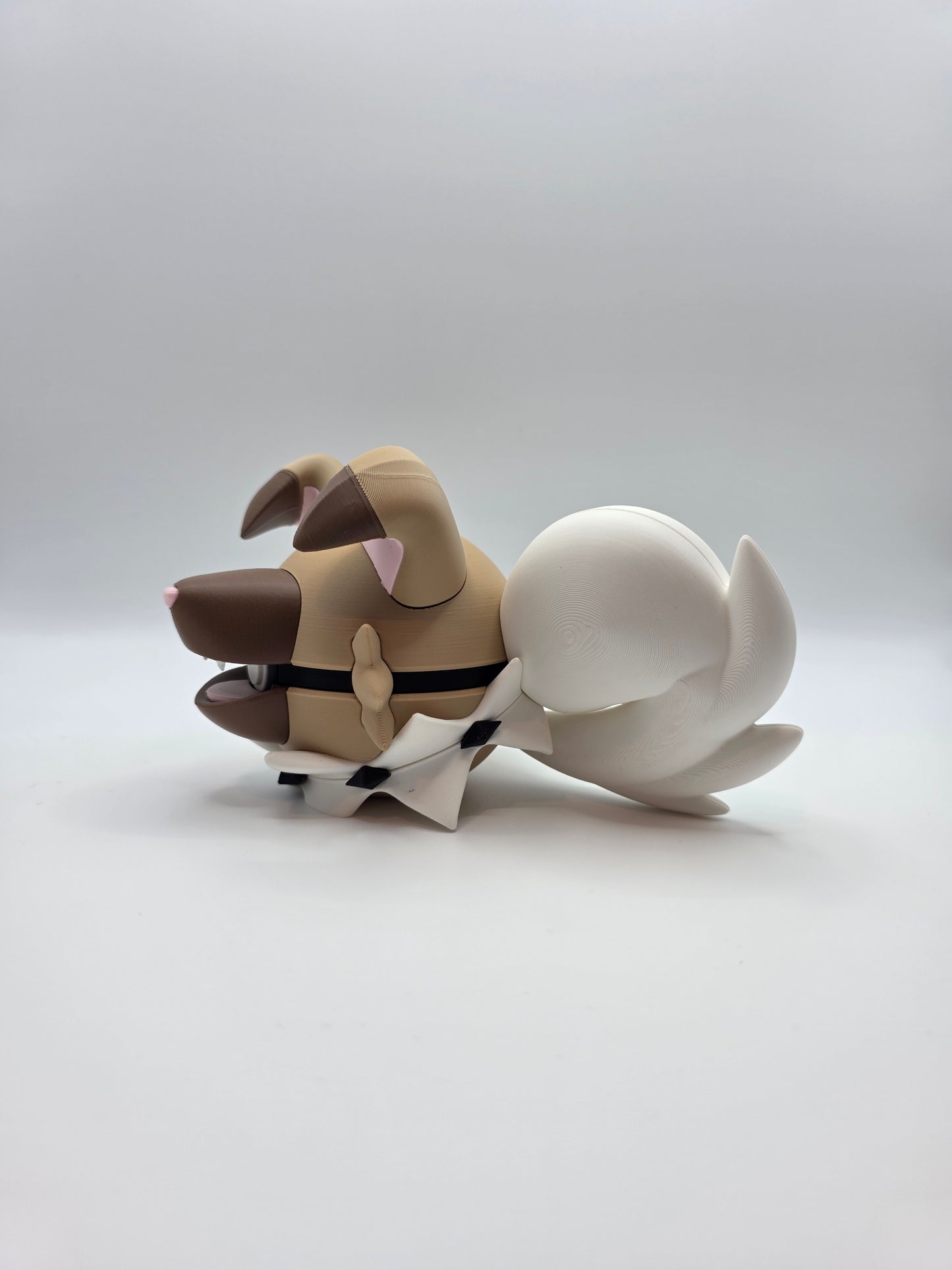 Character Design - 3D Printed Character Ball - Rockruff - Unique Display Collectible.