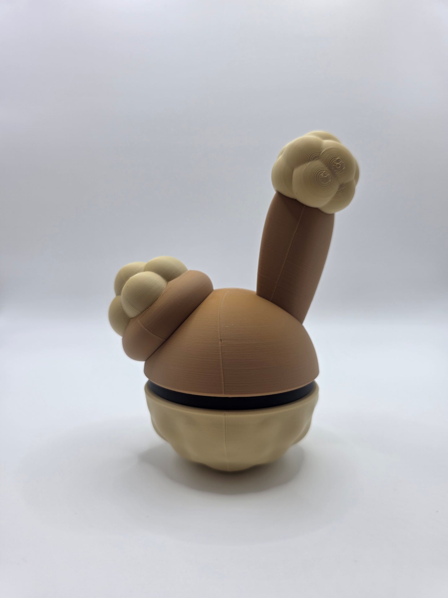 Character Design - 3D Printed Character Ball - Bunely - Unique Display Collectible.