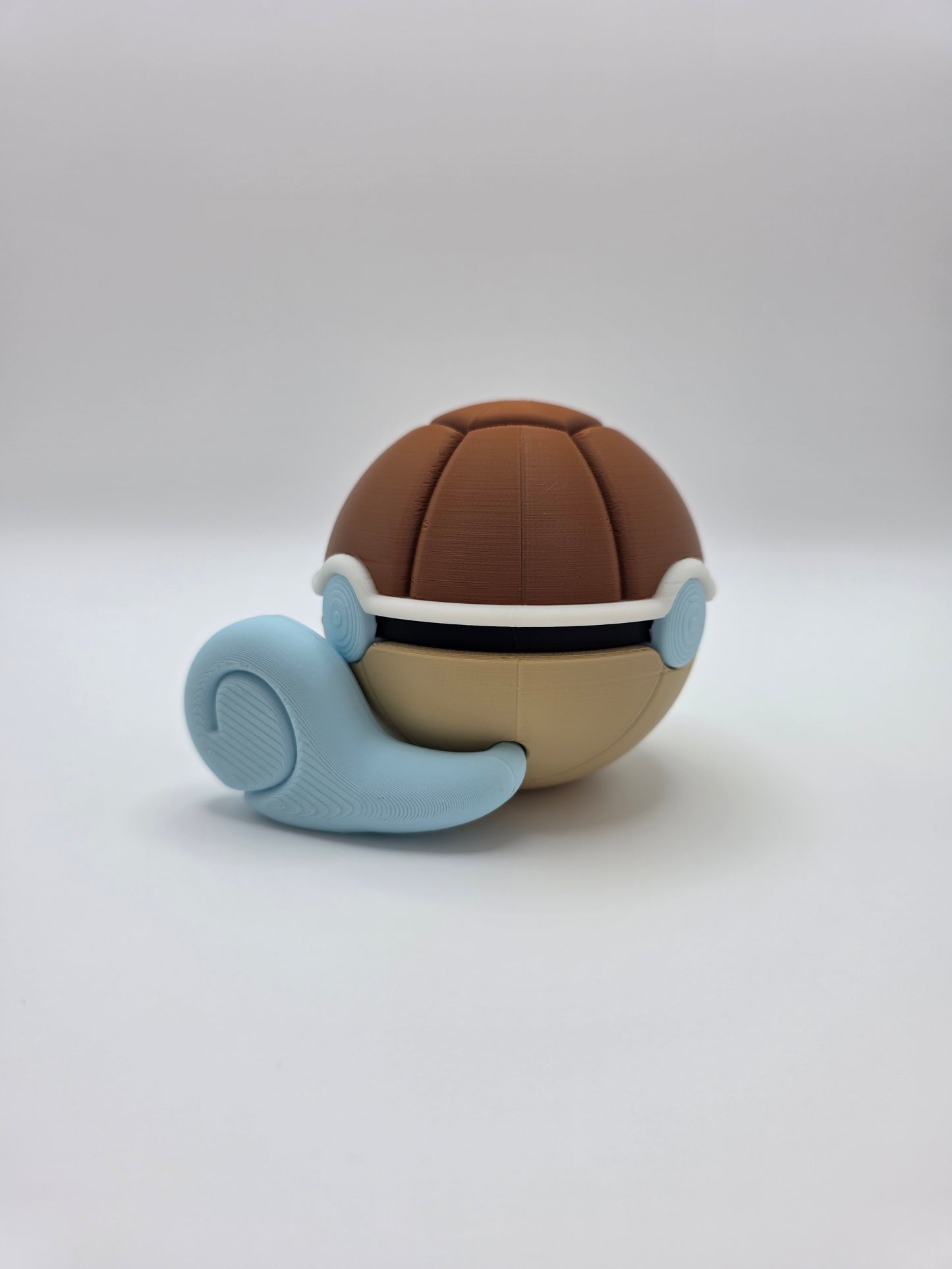 Character Design - 3D Printed Character Ball - Squirtle - Unique Display Collectible.