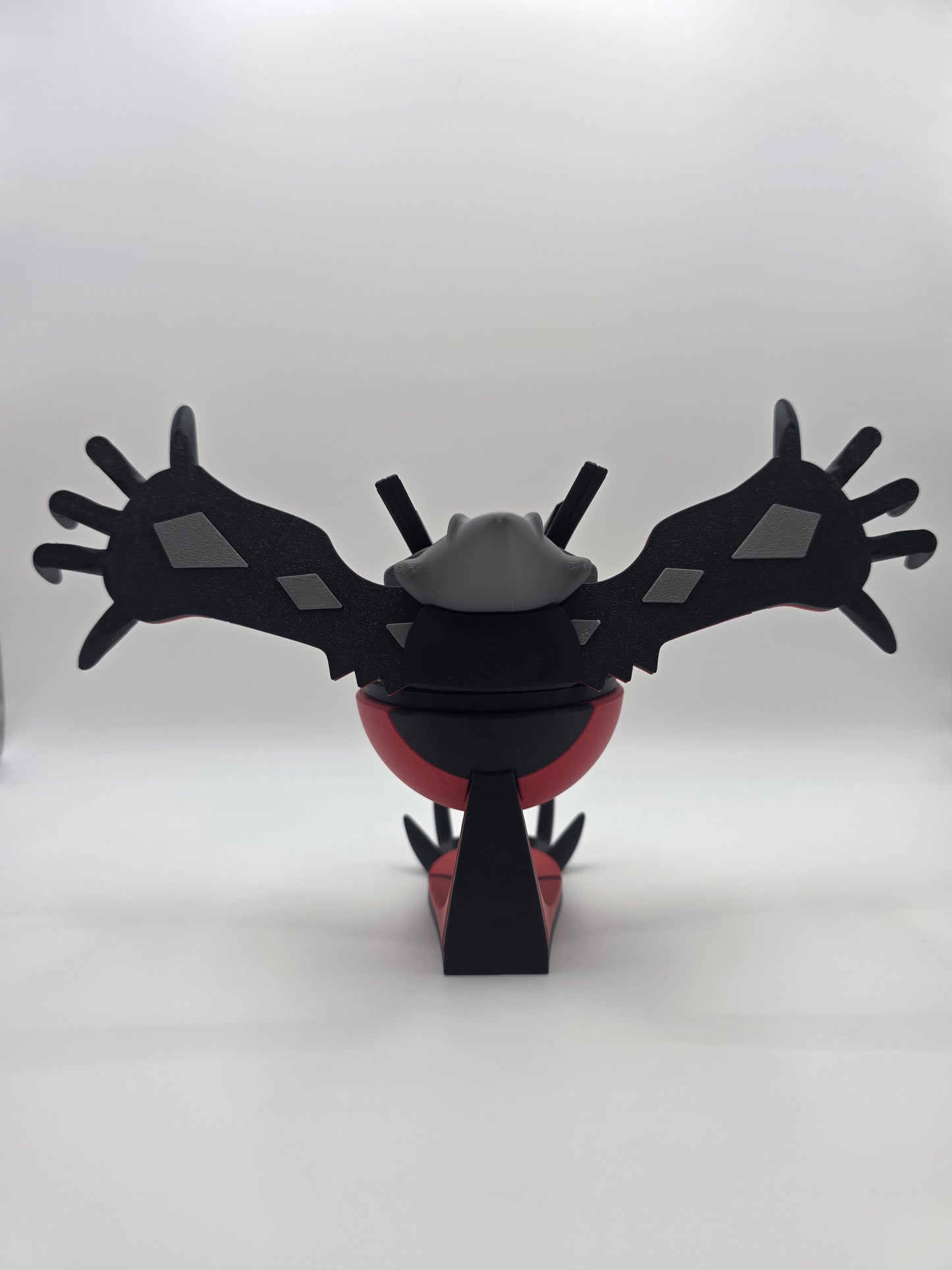 Character Design - 3D Printed Character Ball - Yveltal - Unique Display Collectible.