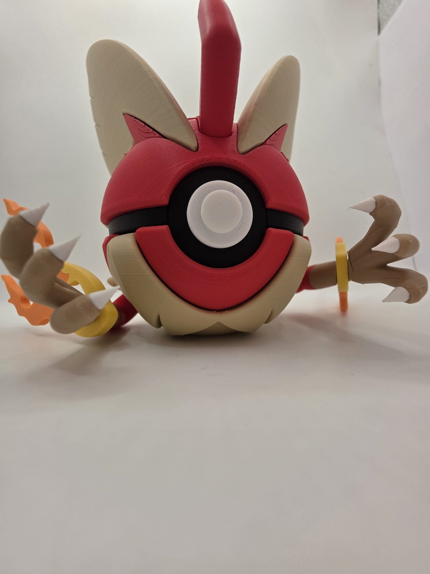Pokemon Character Design - 3D Printed Pokeball - Mega Blaziken - Exclusive Display Collectible.