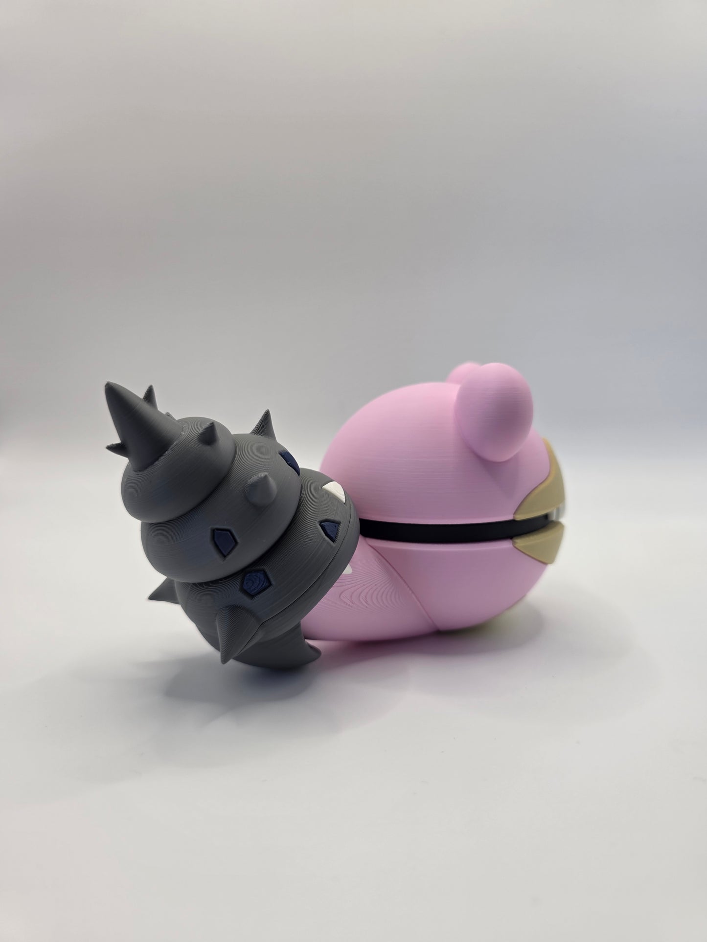 Character Design - 3D Printed Character Ball - Slowbro - Unique Display Collectible.