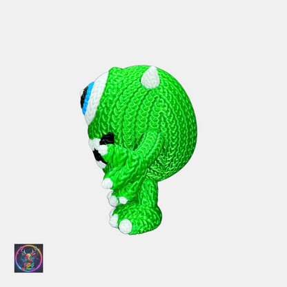 🧶Retro Knitted Closet Monster Buddies  - 3D Printed Closet Monster Collectible -