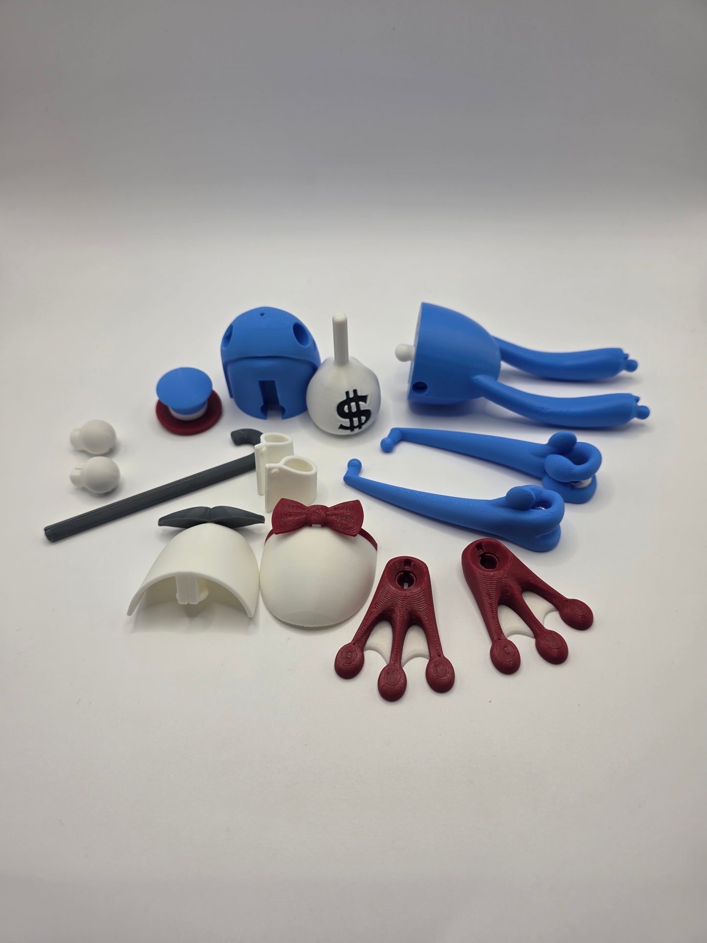 Fancy Pants Fly Frog – Articulated 3D Printed Modular Desk Toy Figurine