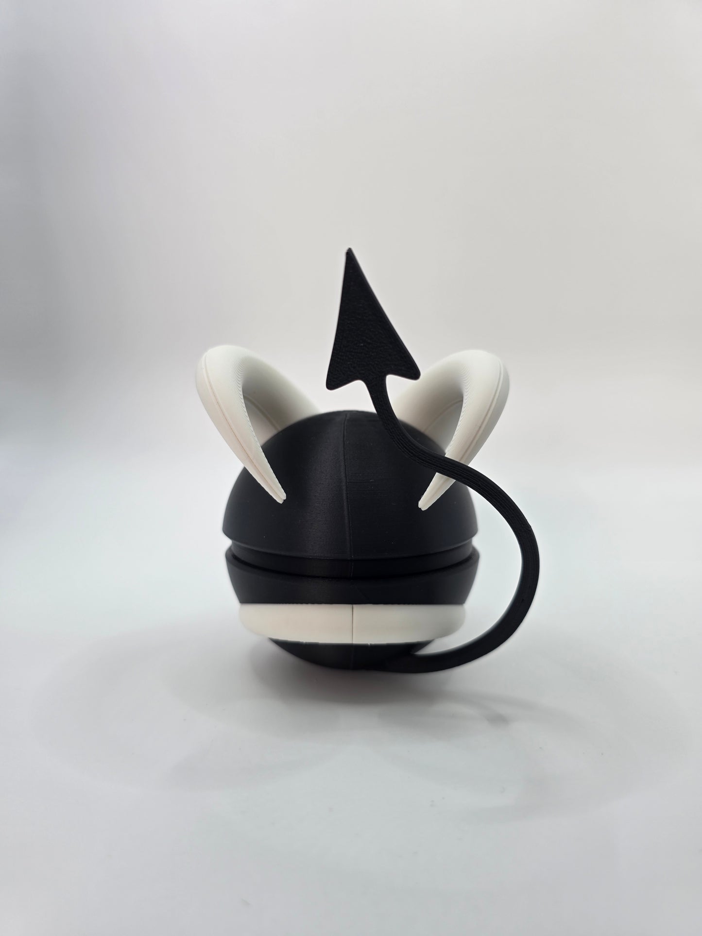 Character Design - 3D Printed Character Ball - Houndoom - Unique Display Collectible.