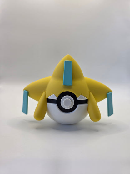 Character Design - 3D Printed Character Ball - Jirachi - Unique Display Collectible.