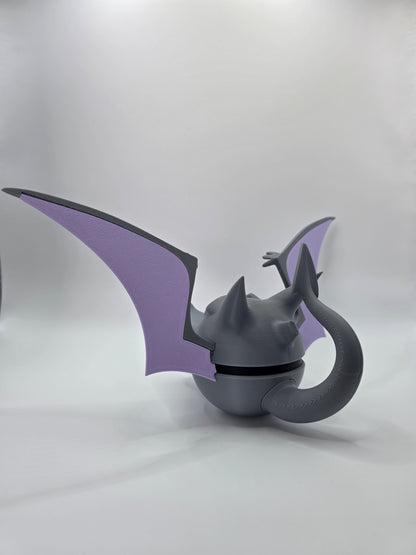 Character Design - 3D Printed Character Ball - Aerodactyl - Unique Display Collectible.