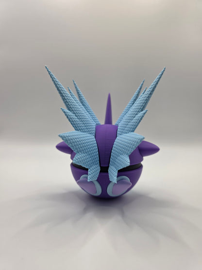 Character Design - 3D Printed Character Ball - Toxtricity Low Key Form- Unique Display Collectible.