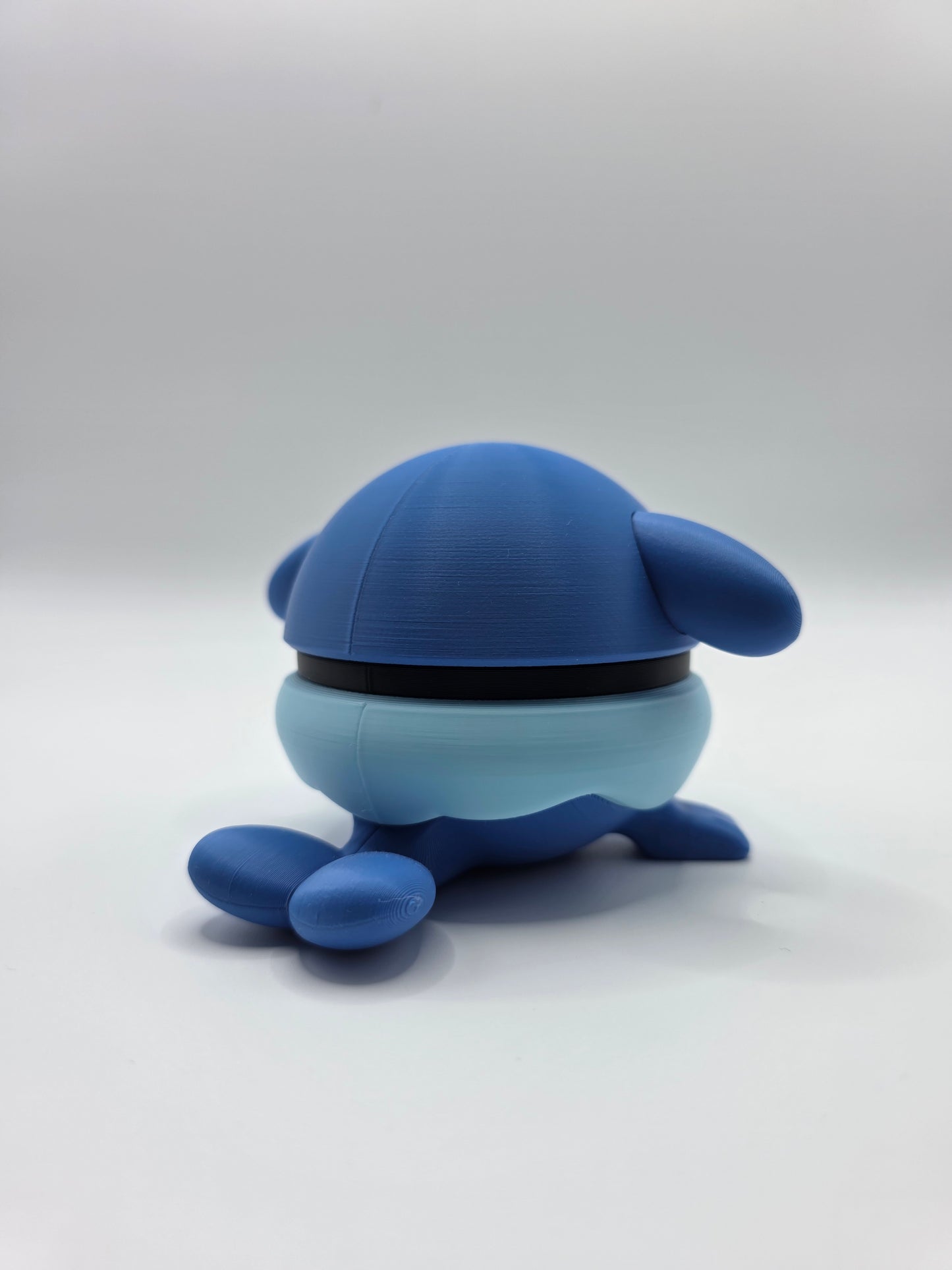 Character Design - 3D Printed Character Ball - Popplio - Unique Display Collectible.