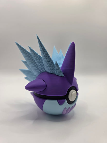 Character Design - 3D Printed Character Ball - Toxtricity Low Key Form- Unique Display Collectible.