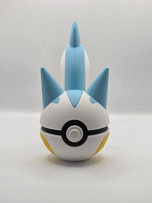 Character Design - 3D Printed Character Ball - Pachirisu - Unique Display Collectible.