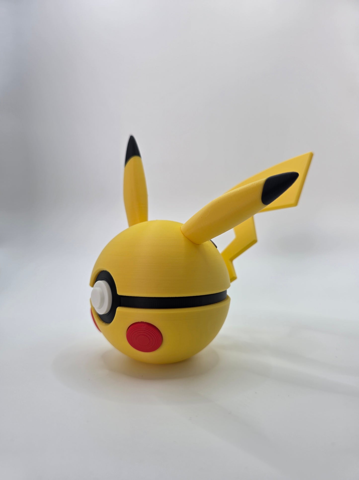 Character Design - 3D Printed Character Ball - Pikachu - Unique Display Collectible.