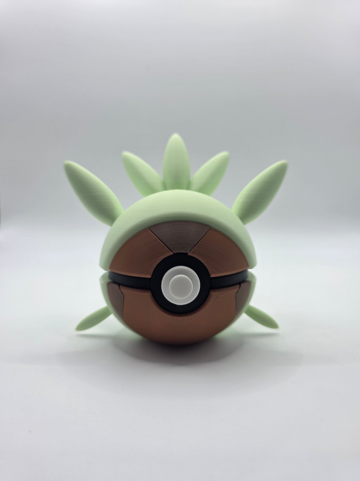 Character Design - 3D Printed Character Ball - Chespin - Unique Display Collectible.