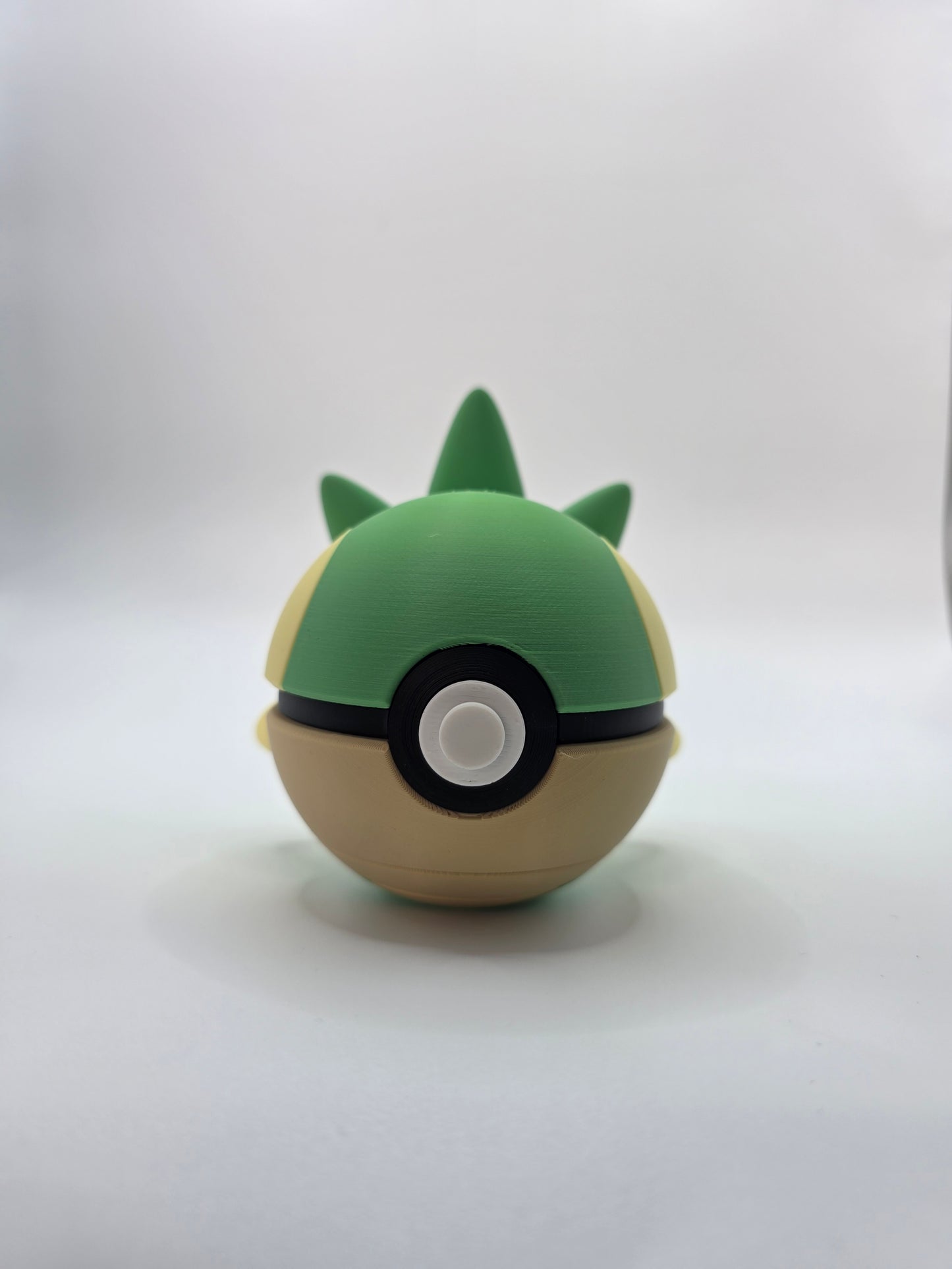 Character Design - 3D Printed Character Ball - Snivy - Unique Display Collectible.