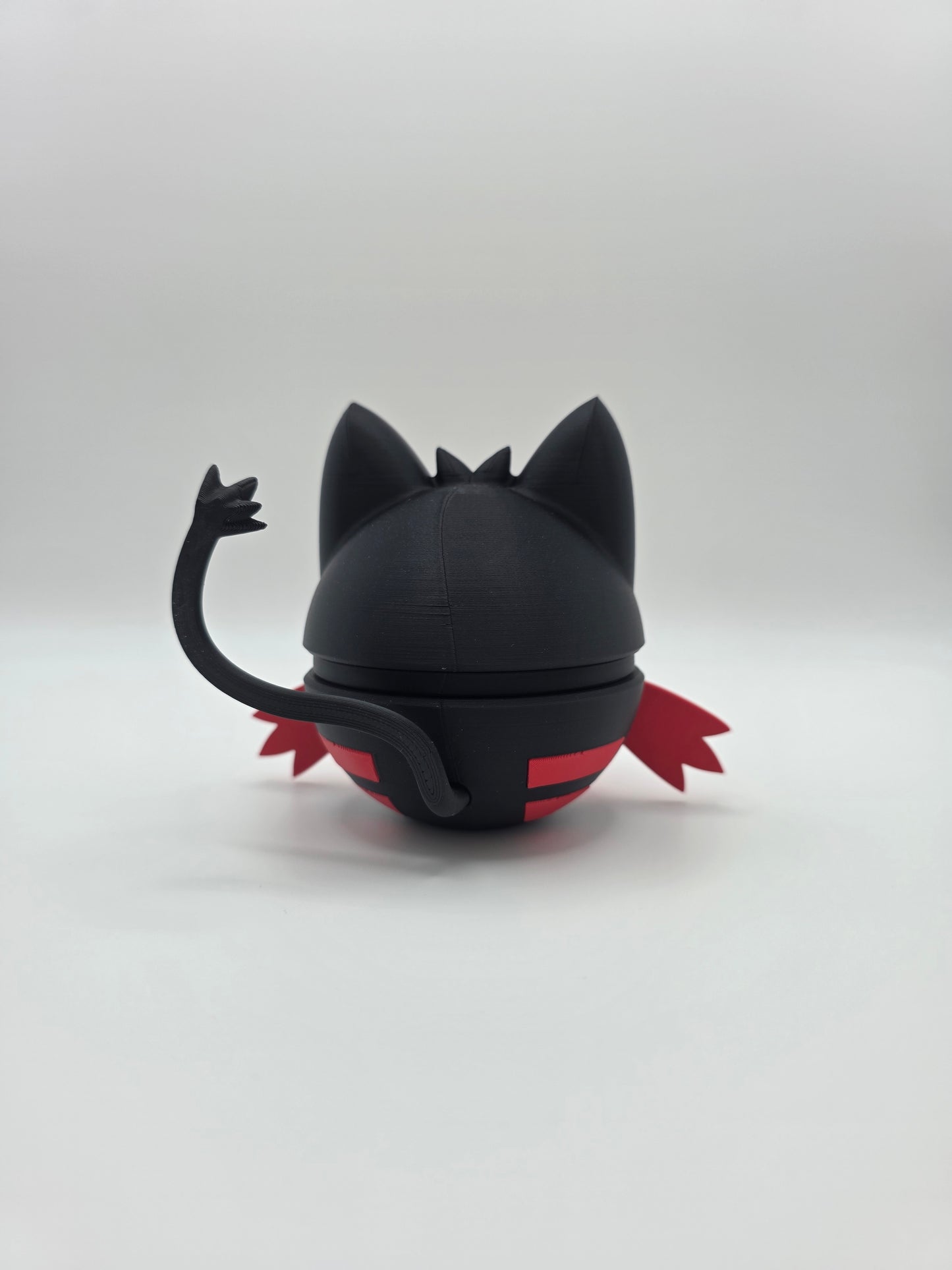 Character Design - 3D Printed Character Ball - Litten - Unique Display Collectible.