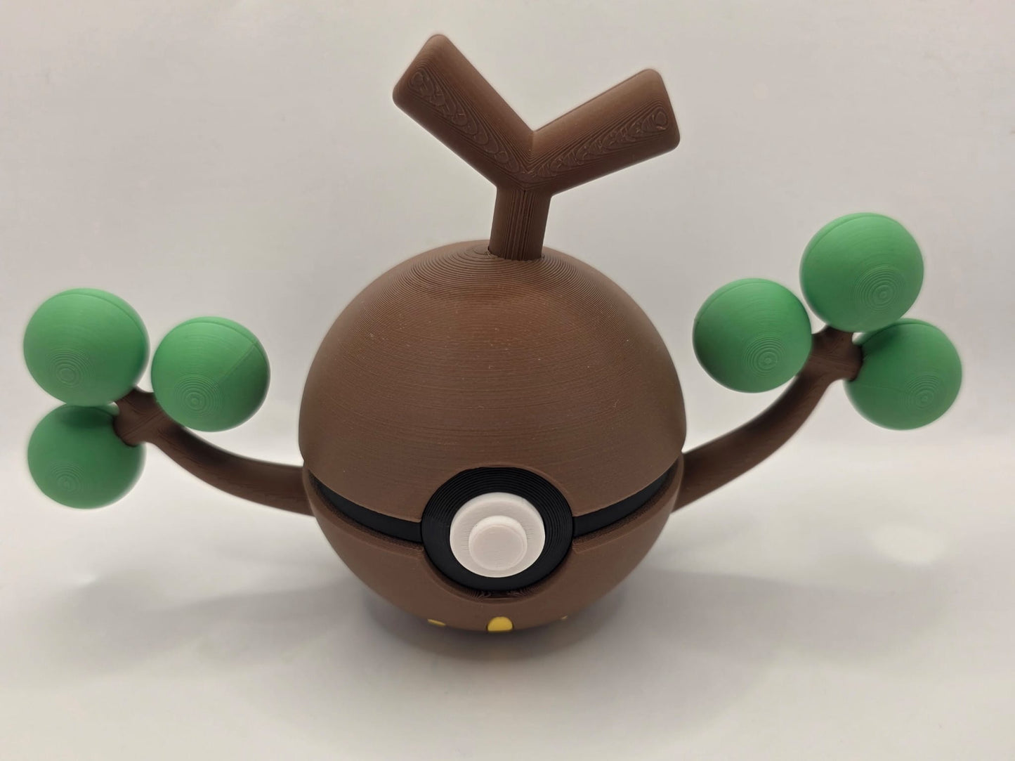 Pokemon Character Design - 3D Printed Pokeball - Sudowoodo - Exclusive Display Collectible.
