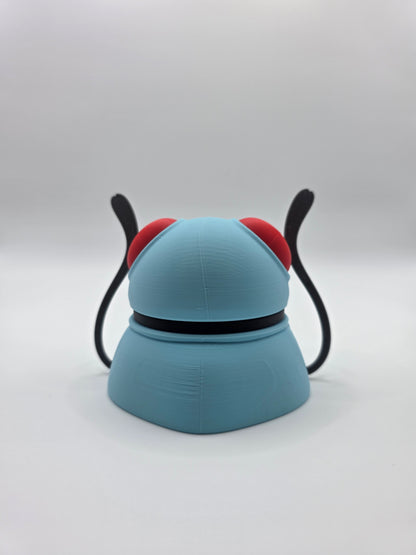 Character Design - 3D Printed Character Ball - Tentacool - Unique Display Collectible.