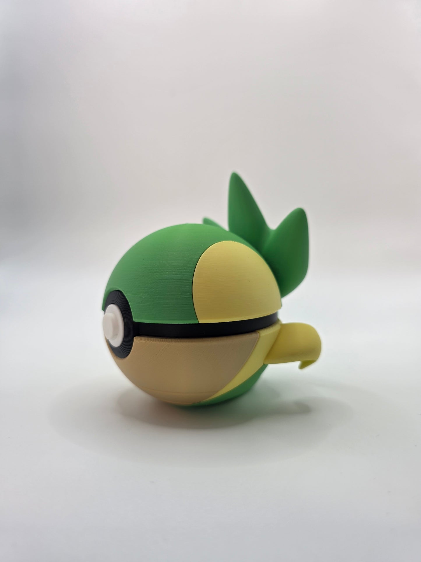 Character Design - 3D Printed Character Ball - Snivy - Unique Display Collectible.