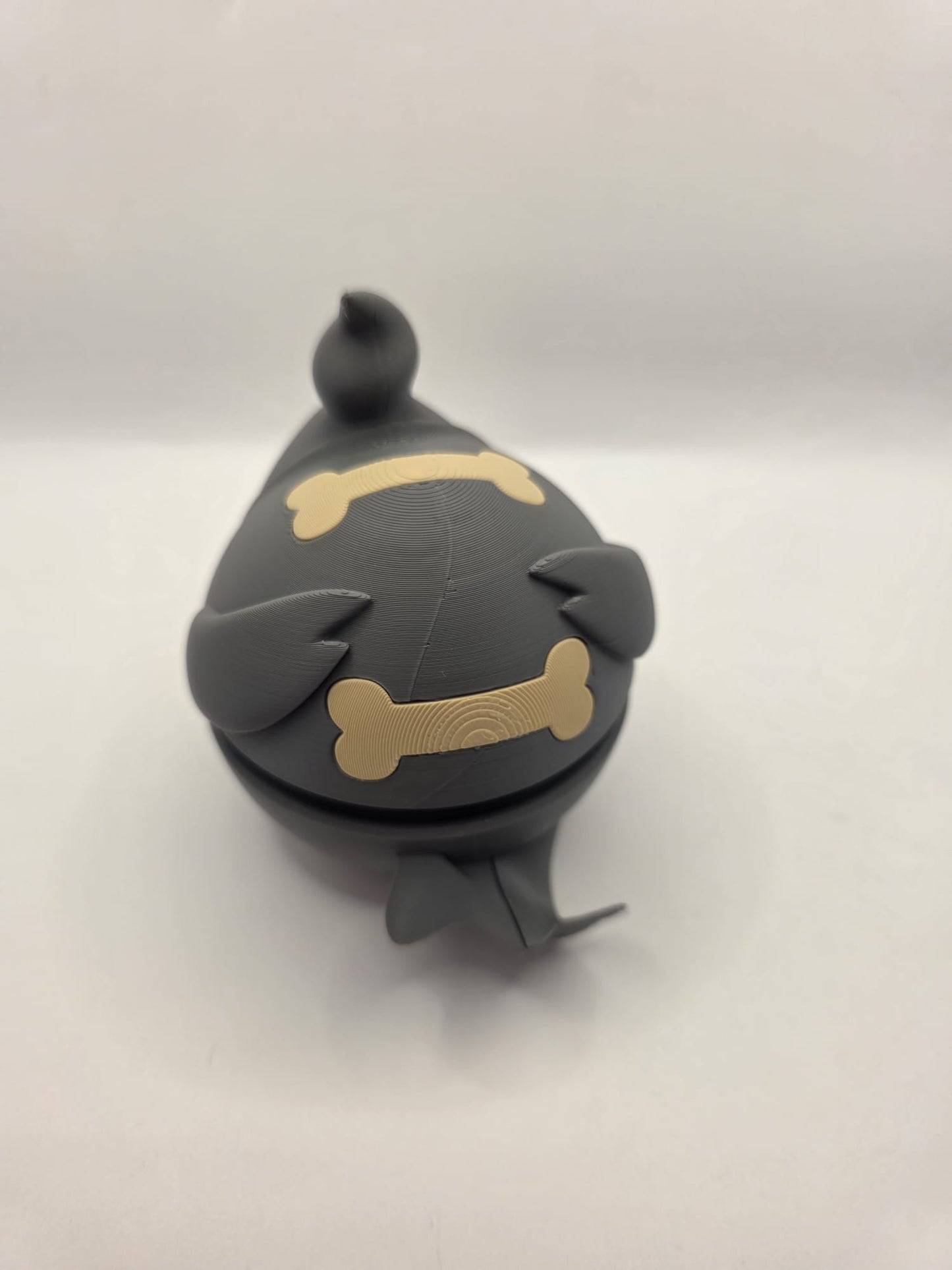 Pokemon Character Design - 3D Printed Pokeball - Duskull - Exclusive Display Collectible.