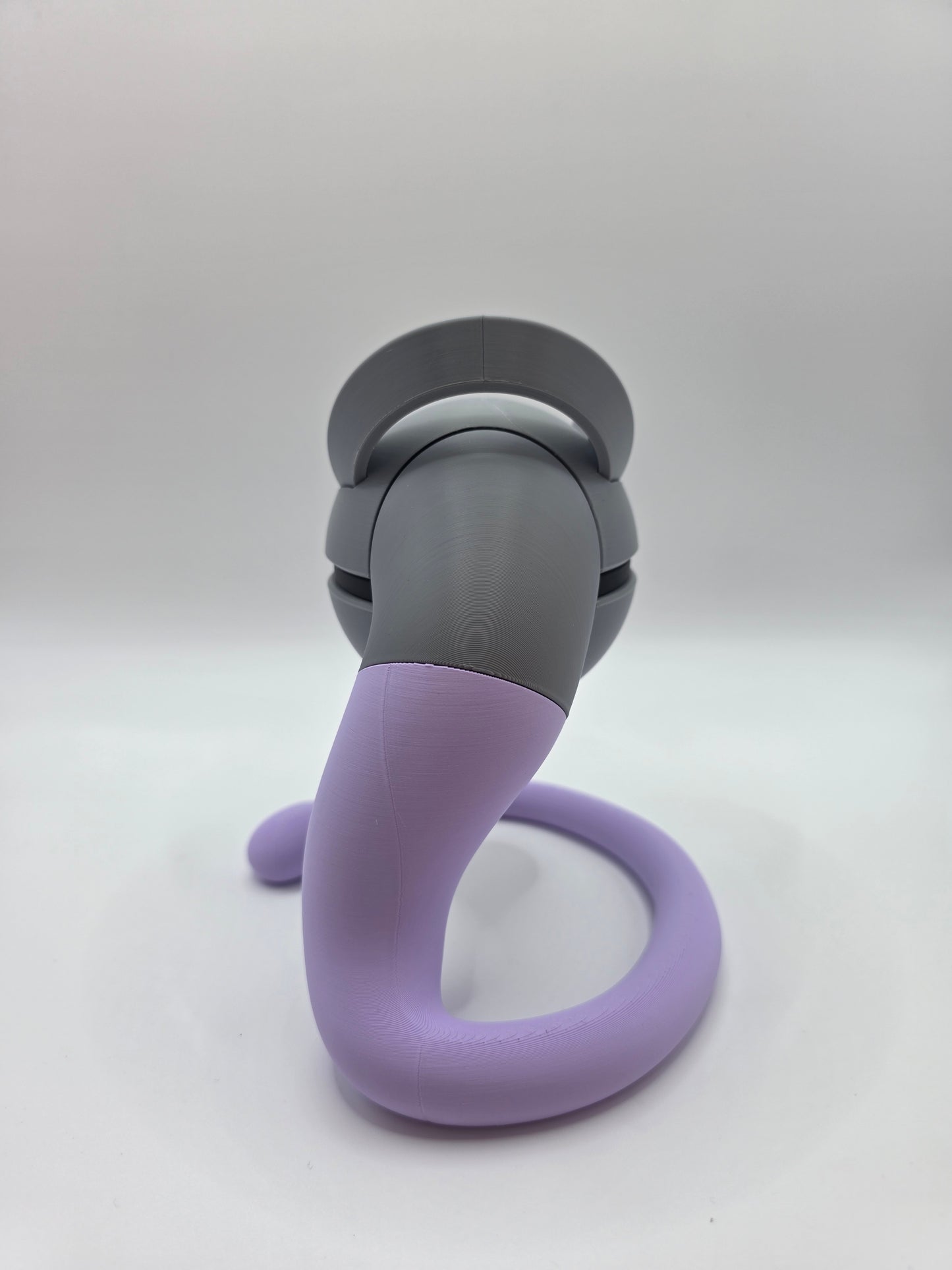 Character Design - 3D Printed Character Ball - Mega Mewtwo Y - Unique Display Collectible.