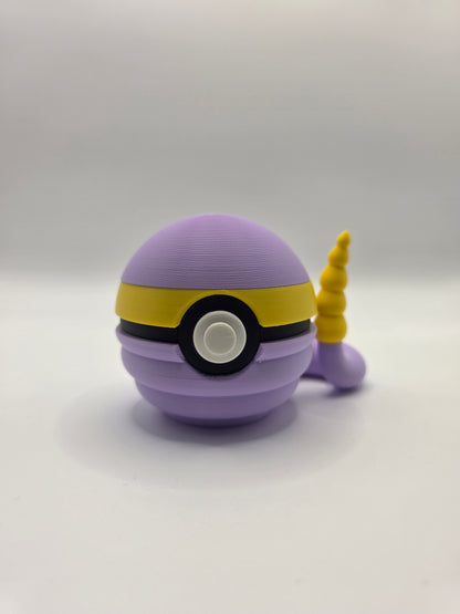 Character Design - 3D Printed Character Ball - Ekans - Unique Display Collectible.