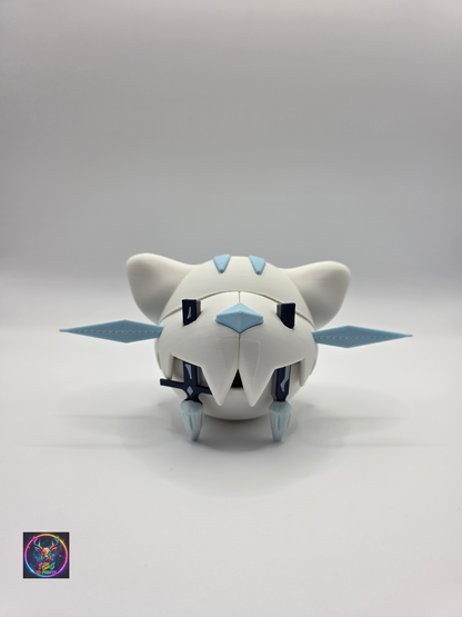 Character Design - 3D Printed Character Ball - Chien-Pao - Unique Display Collectible.