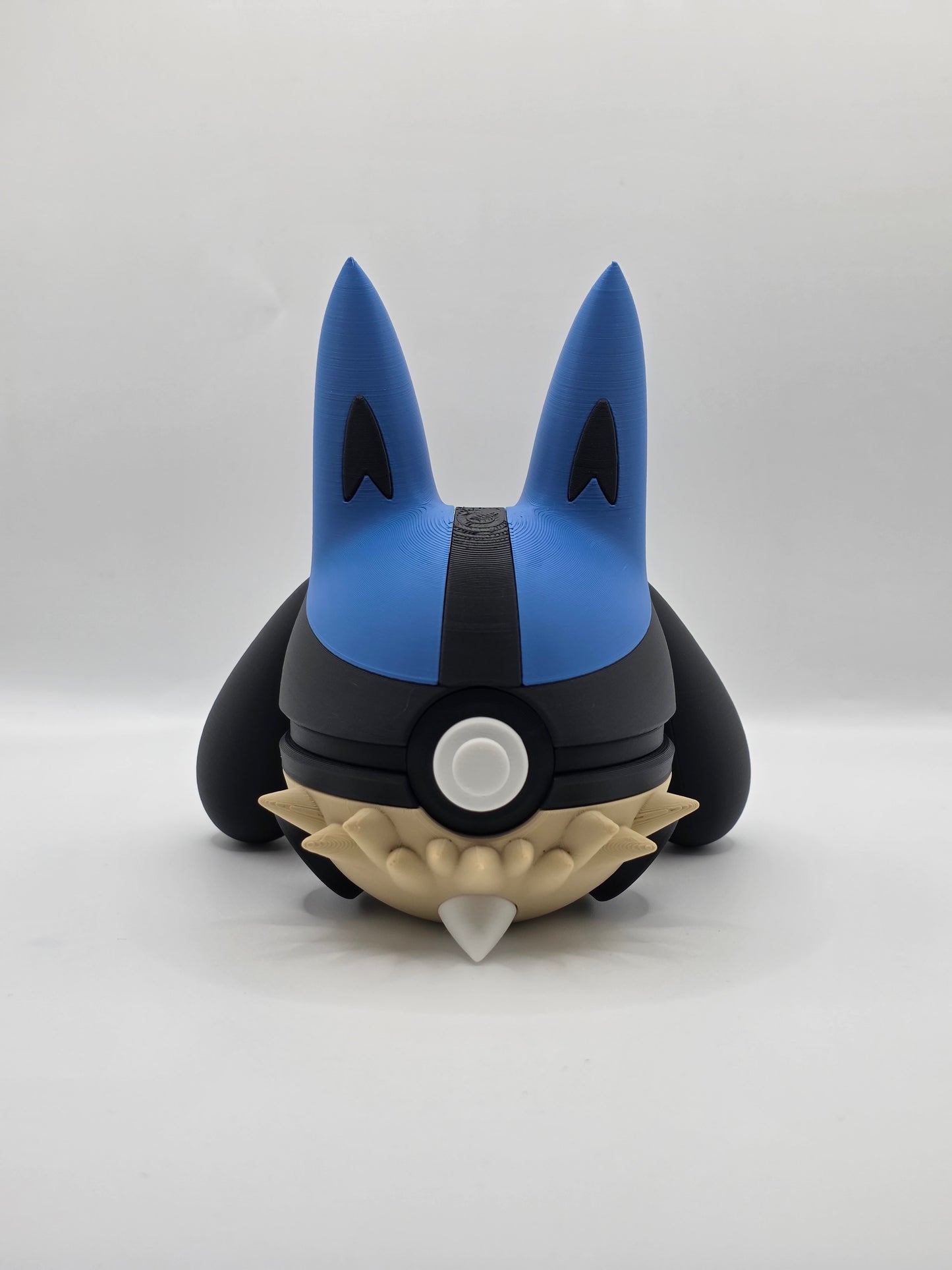 Character Design - 3D Printed Character Ball - Lucario - Unique Display Collectible.