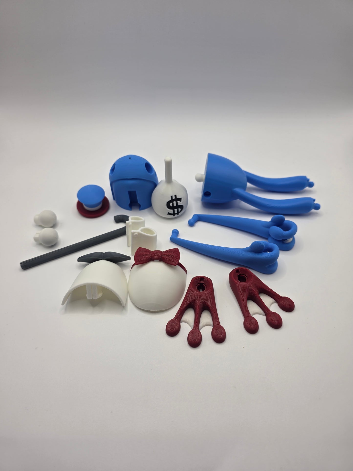 Fancy Pants Fly Frog – Articulated 3D Printed Modular Desk Toy Figurine