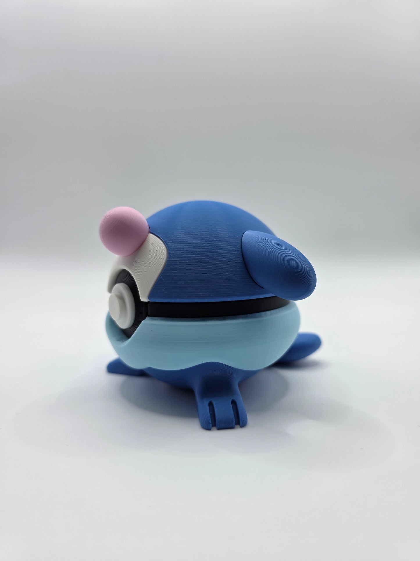 Character Design - 3D Printed Character Ball - Popplio - Unique Display Collectible.