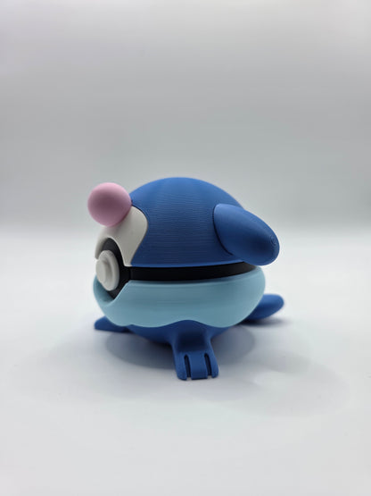 Character Design - 3D Printed Character Ball - Popplio - Unique Display Collectible.