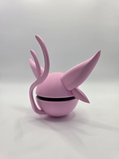 Character Design - 3D Printed Character Ball - Espeon - Unique Display Collectible.