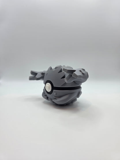Character Design - 3D Printed Character Ball - Graveler - Unique Display Collectible.