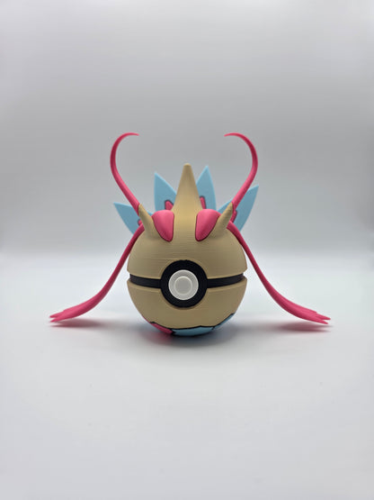 Character Design - 3D Printed Character Ball - Milotic - Unique Display Collectible.